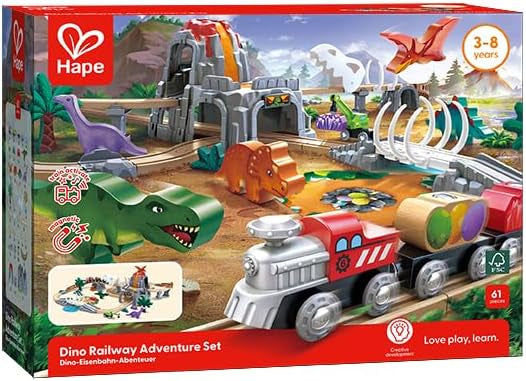 Dinosaur Railway Adventure Set by Hape # E3795