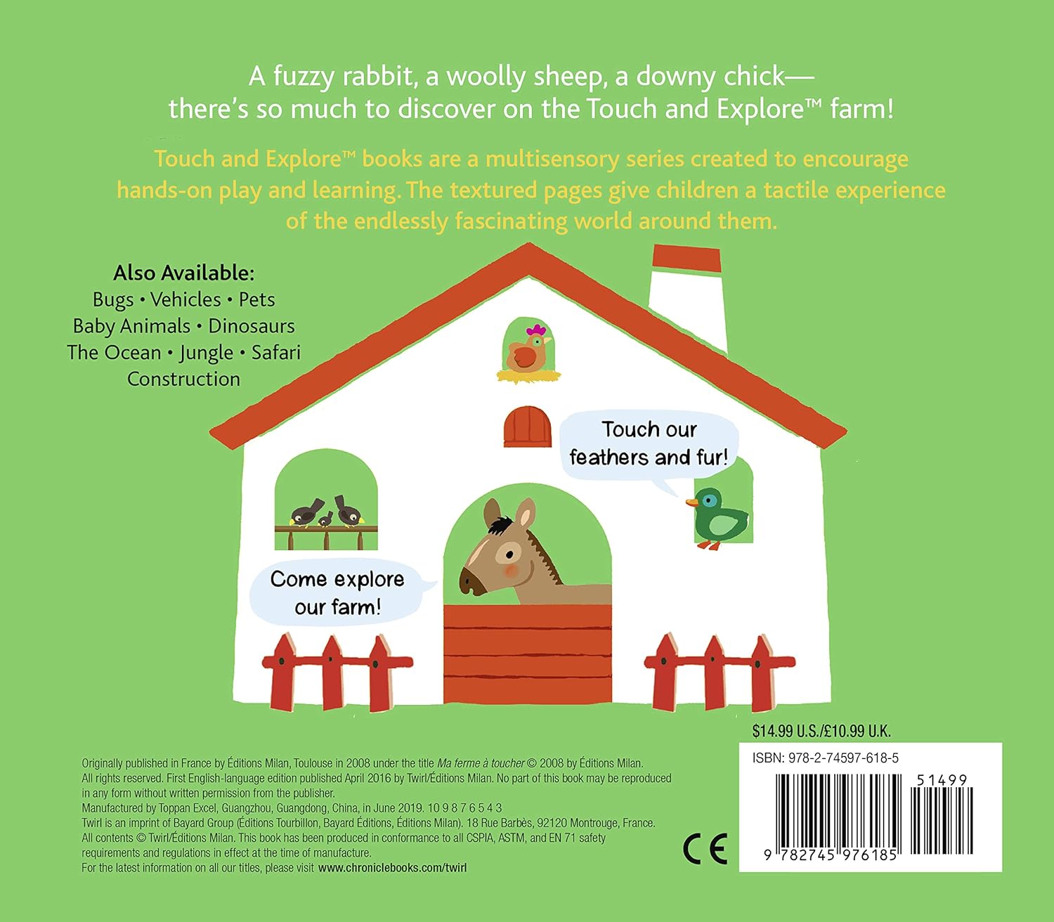 "Touch and Explore: Farm" Board Book