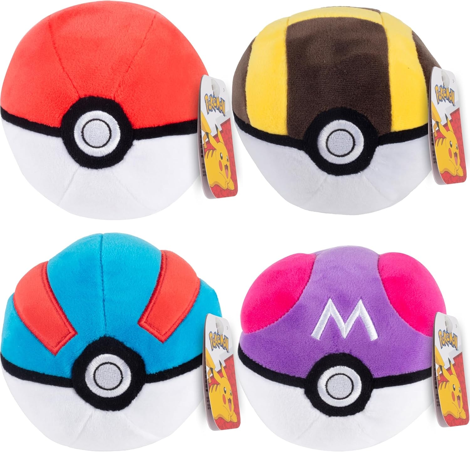 Pokemon 5" Poke Ball Plush Assortment by License 2 Play