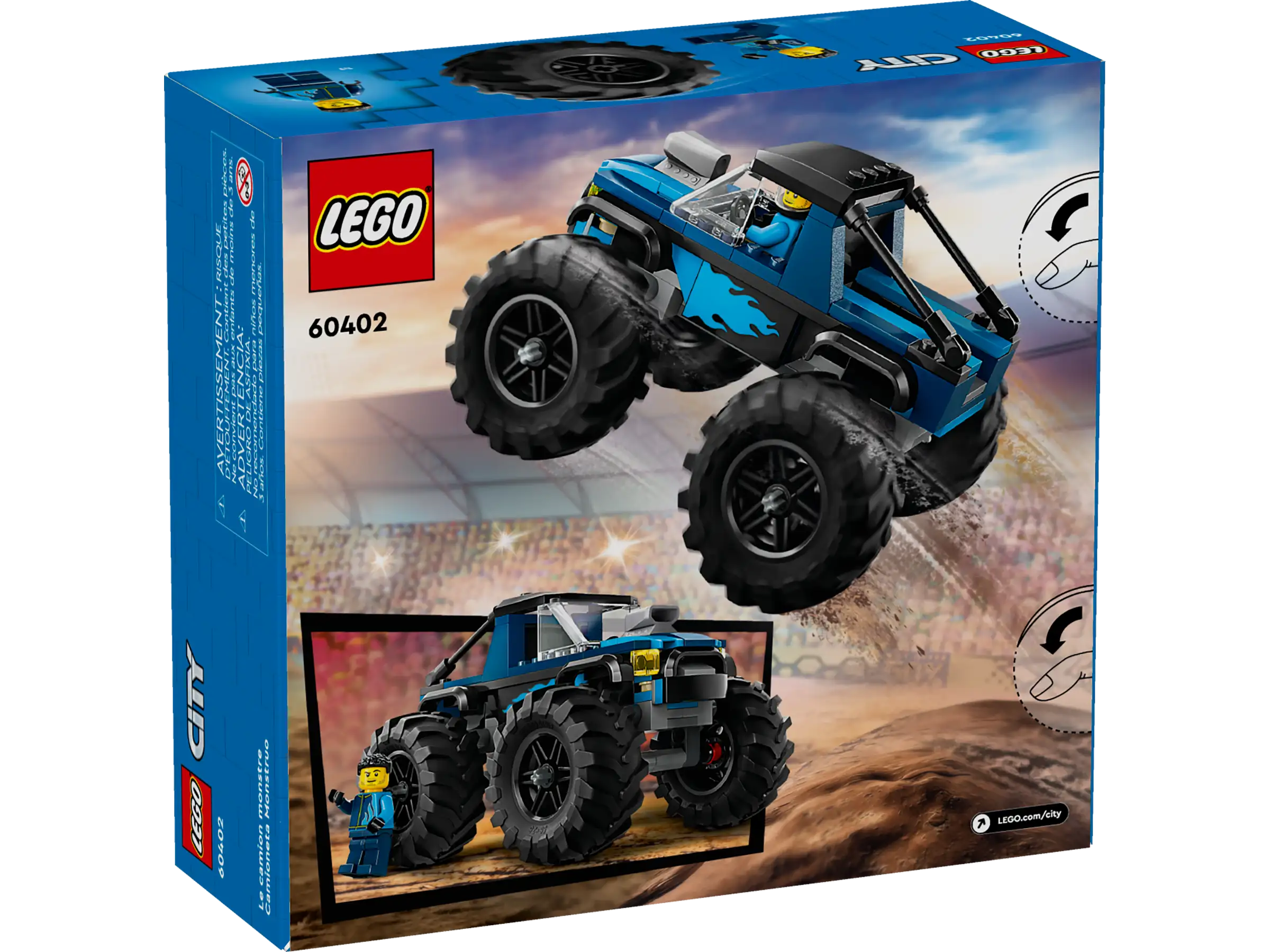 Blue Monster Truck by LEGO #60402