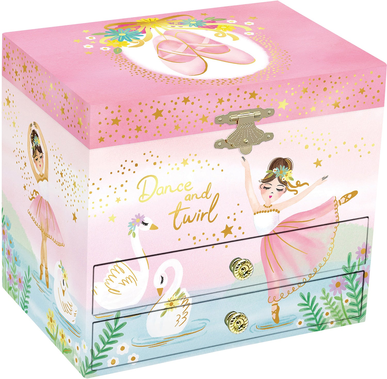 Ballerina Musical Jewelry Box by US Toys