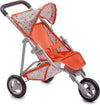 Berenguer Boutique Doll Jogger Stroller - Nature Red by JC Toys