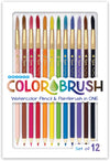 Color Brush Watercolor Pencil & Paintbrush in One - Set of 12