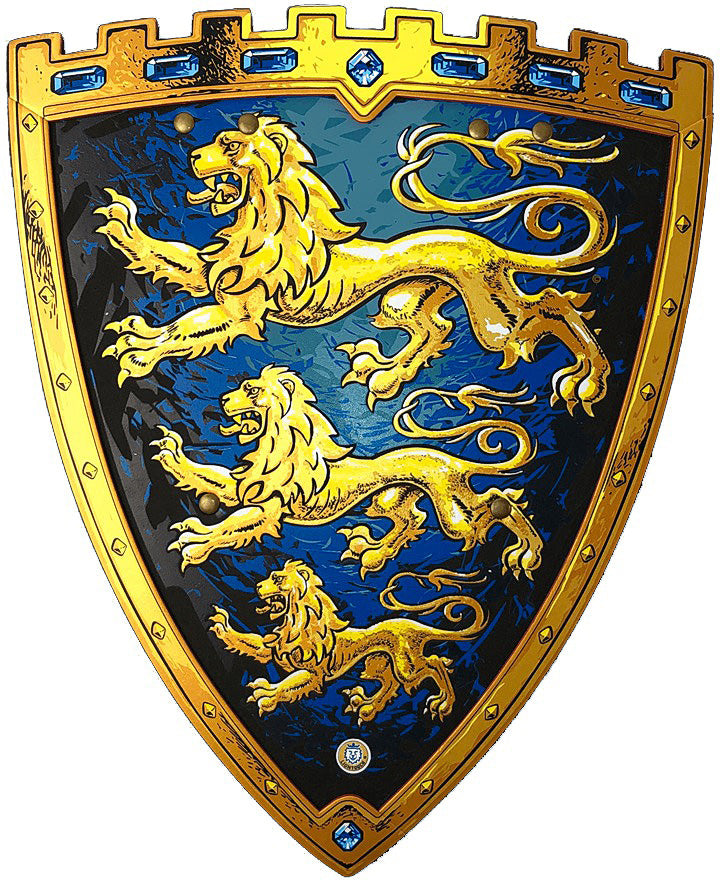 Triple Lion King Shield Small by Liontouch #29116LT