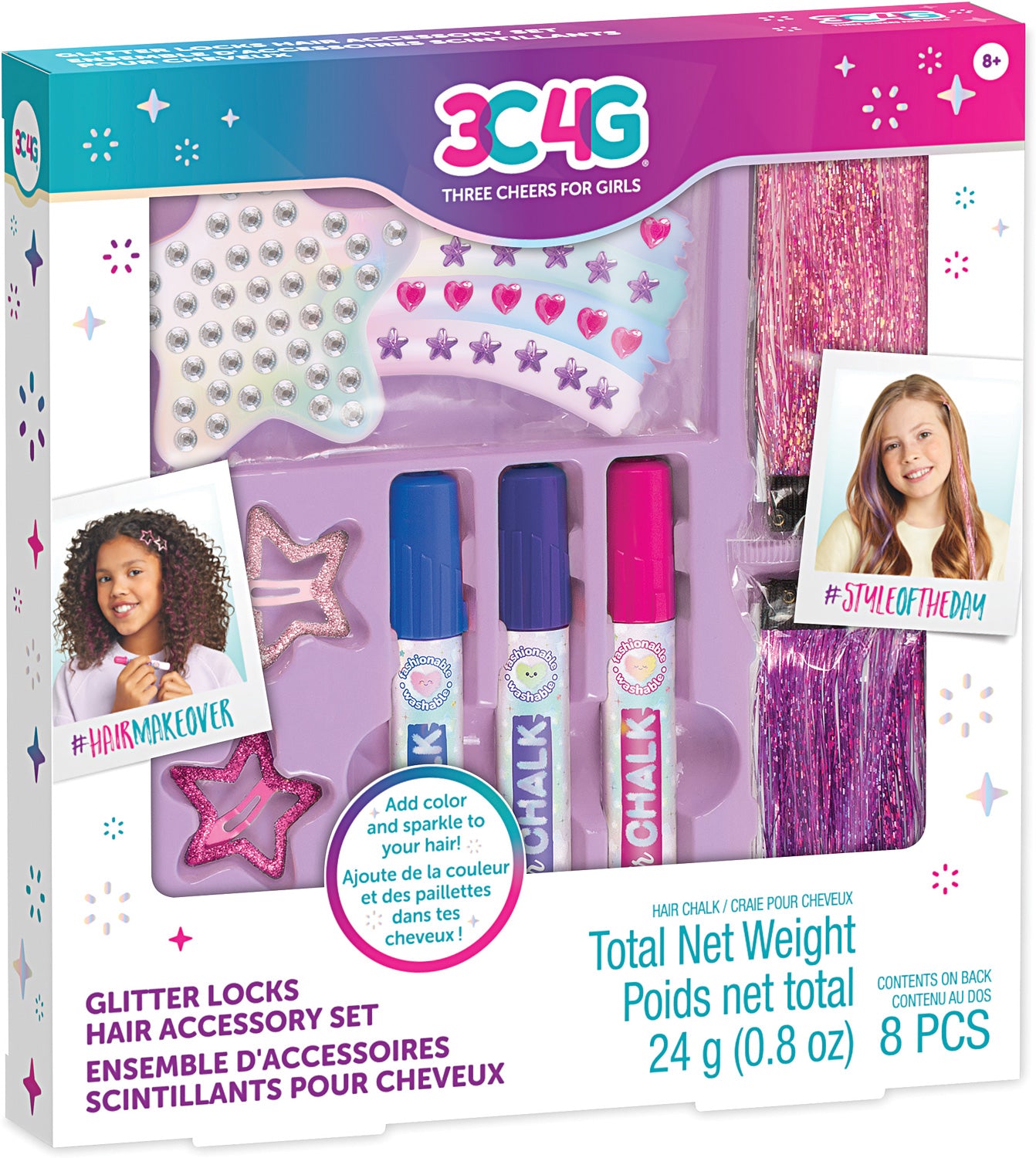 Glitter Locks Hair Accessory Set by Make It Real #10066