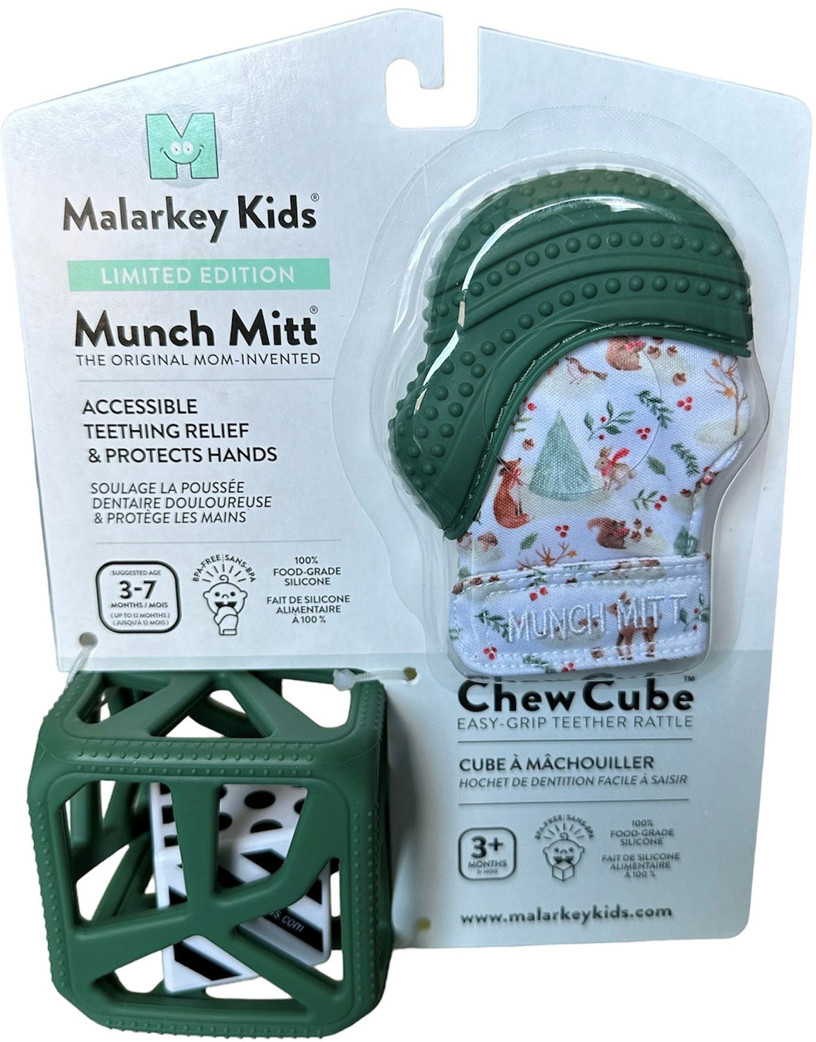 Limited Edition Gift Pack: Munch Mitt and Chew Cube #HGP2023GREEN