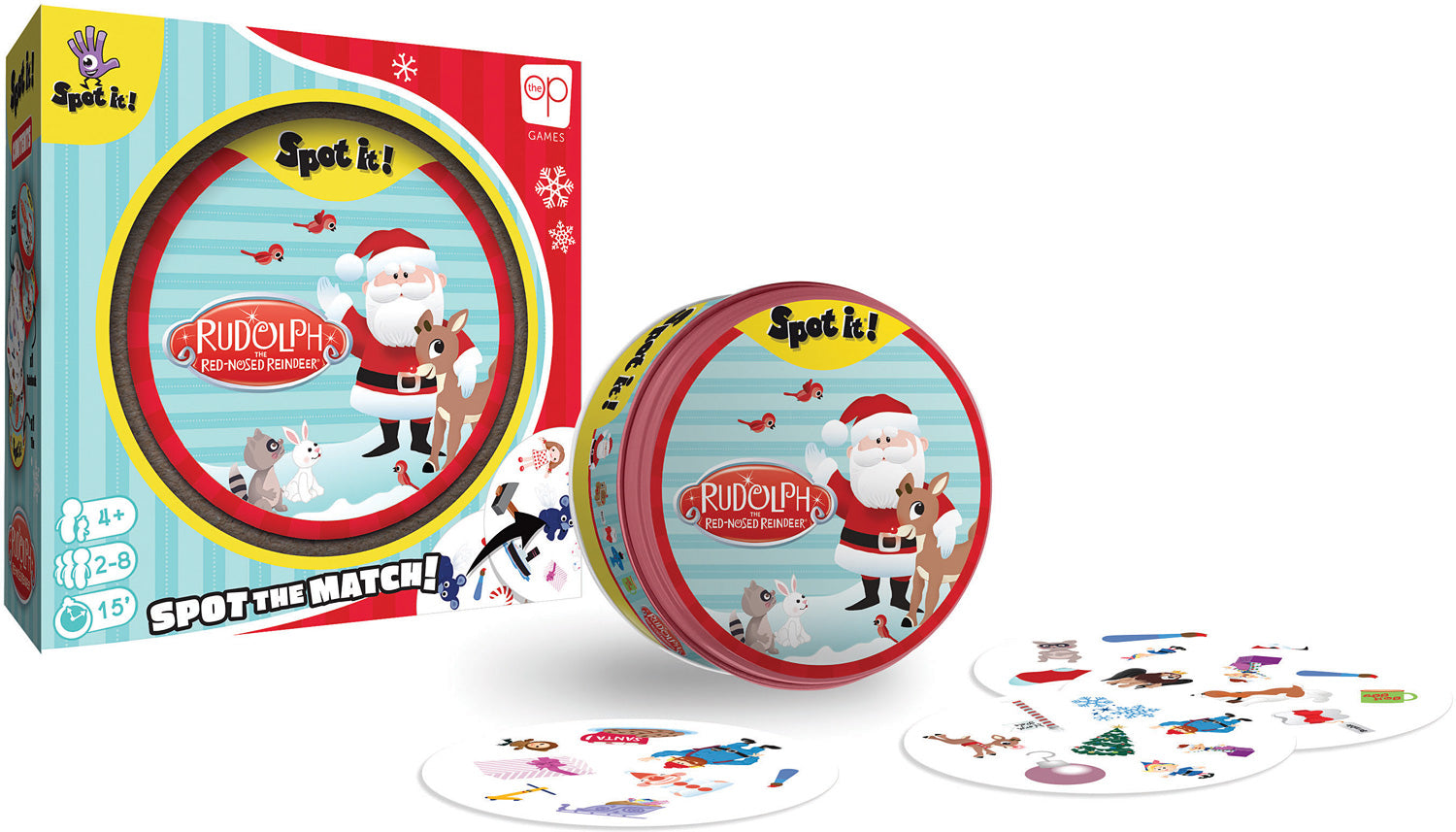 Rudolph the Red-Nosed Reindeer Spot It by USAopoly #SI033069