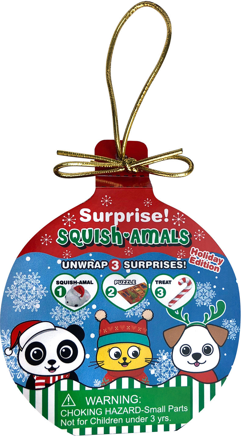 Surprise! Squishamals Holiday Ornament by Zorbitz # 2485