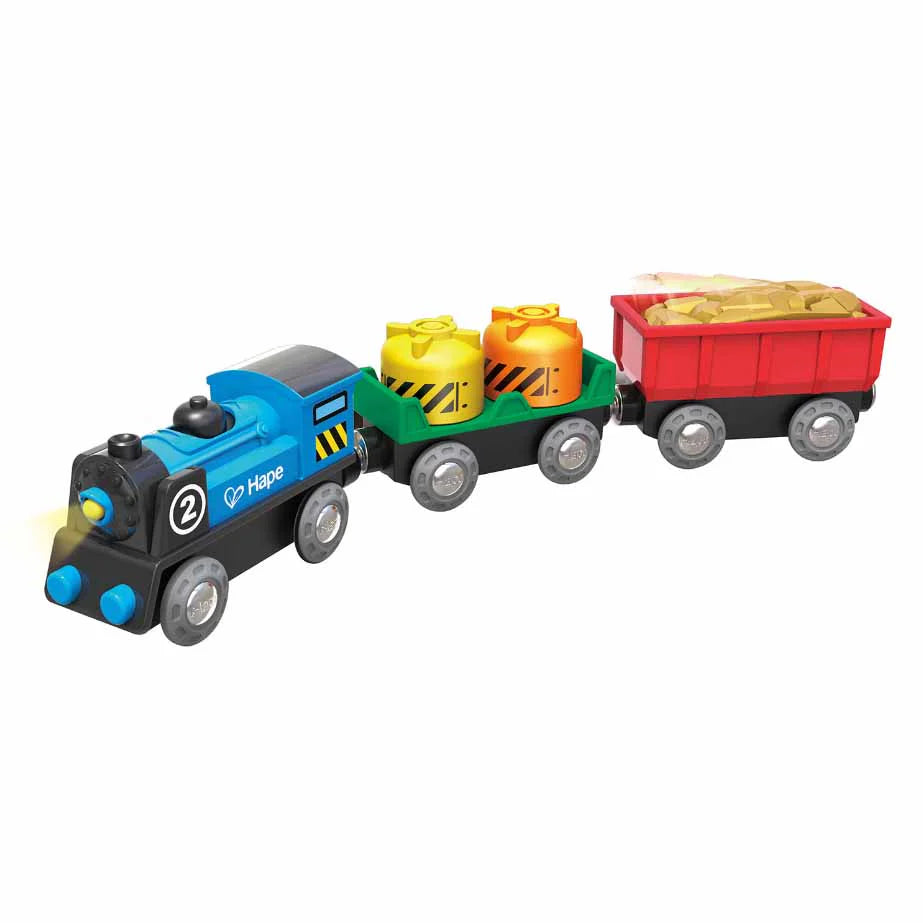 Battery Powered Rolling Stock Train Set by Hape #E3720