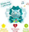 Interactive Cuddle Pal: Triceratops by iPlay iLearn