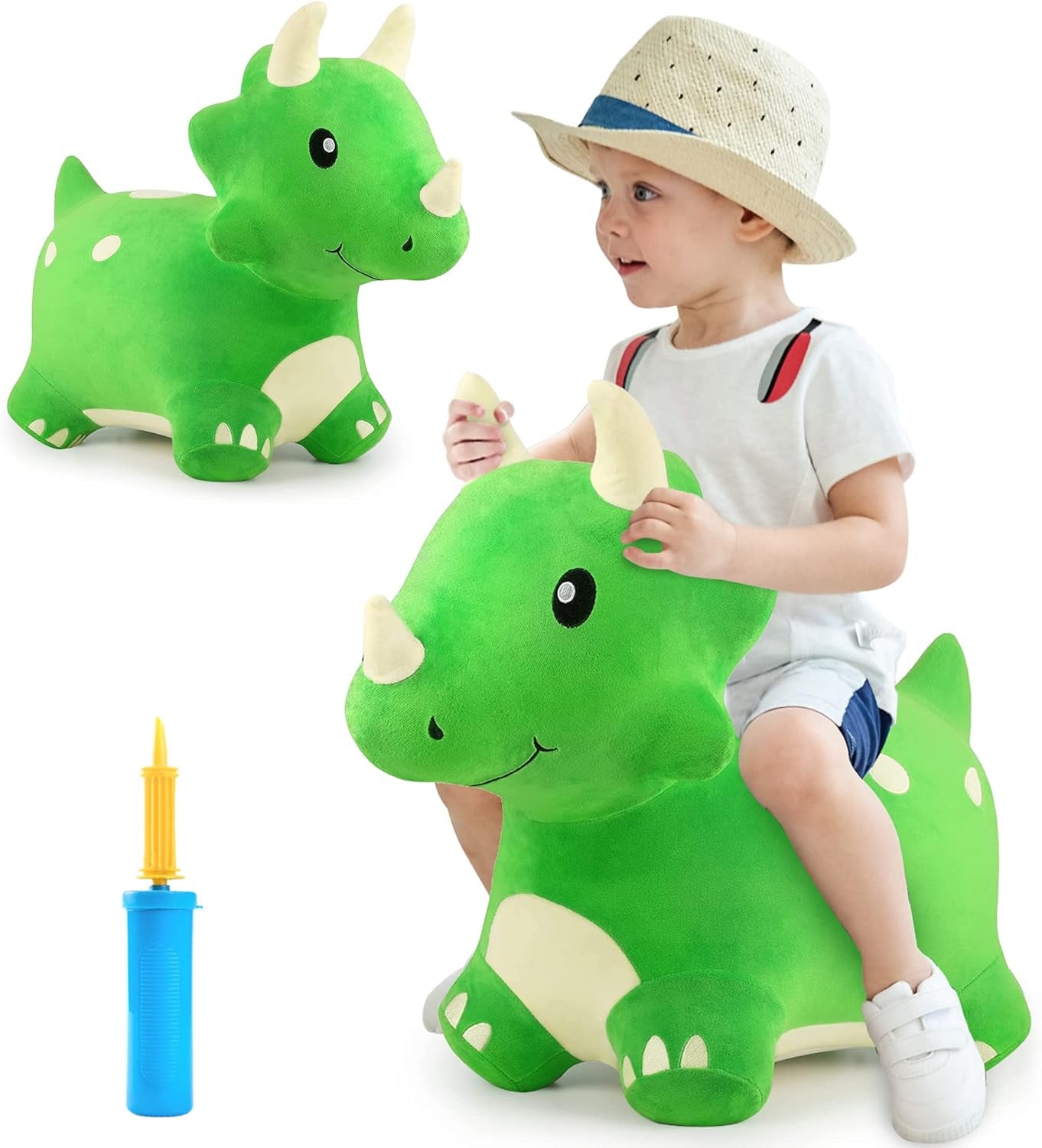 Triceratops Bouncy Pals Jumper by iPlay iLearn