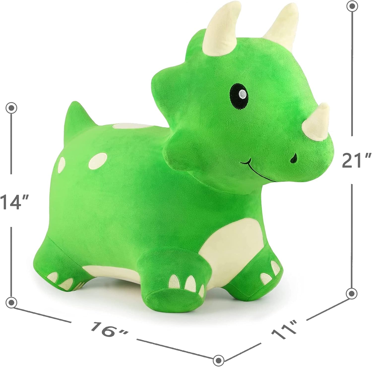 Triceratops Bouncy Pals Jumper by iPlay iLearn