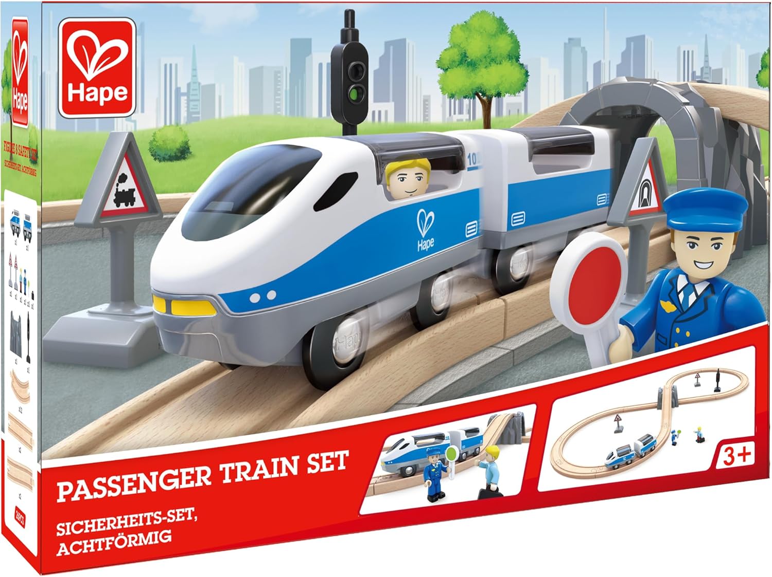 Passenger Train Set by Hape #E3729