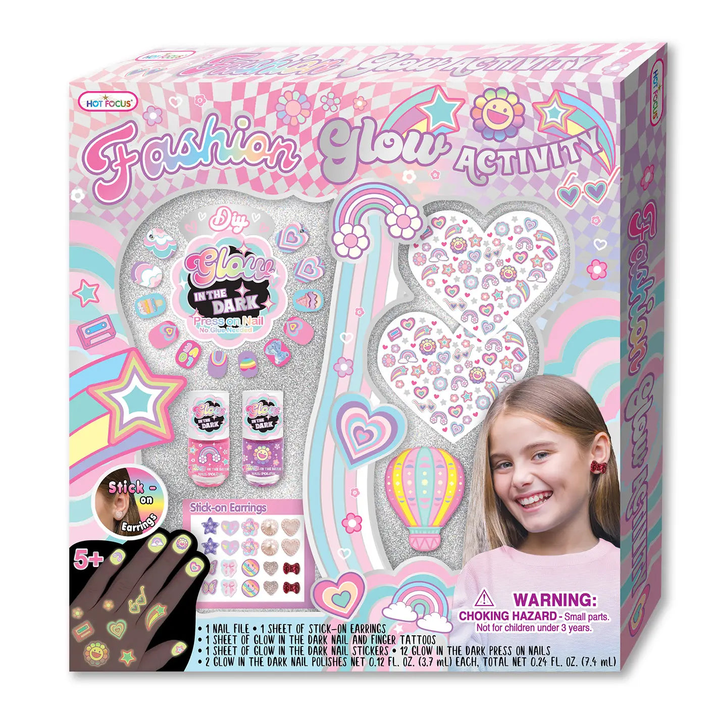 Rainbow Fashion Glow Activity Set by Hot Focus #044RB