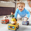 Press and Go Racing Cars by iPlay iLearn