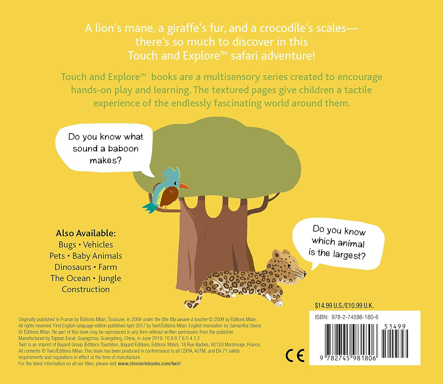 "Touch and Explore: Safari" Board Book