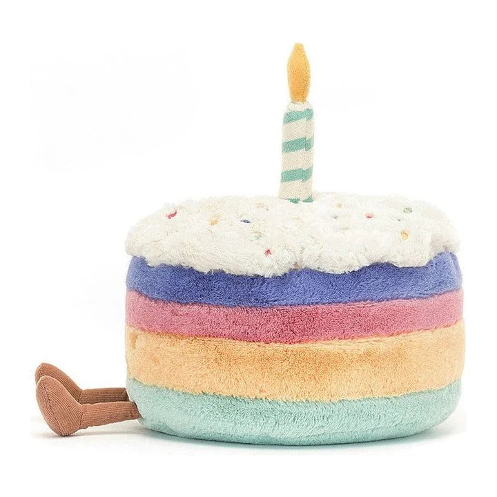 Amuseables Rainbow Birthday Cake by Jellycat #A2RBC