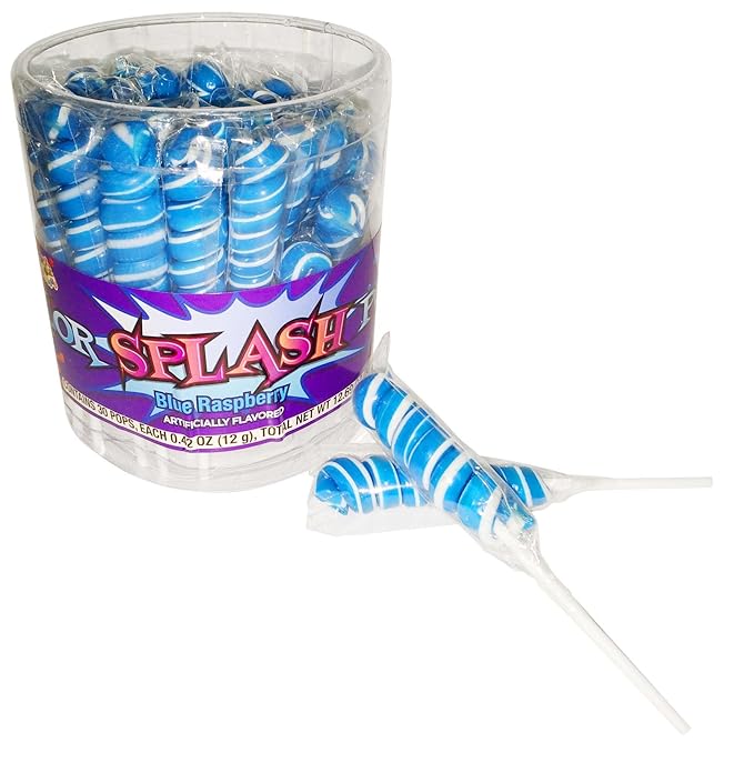 Albert’s Color Splash Lollipops - Royal Blue