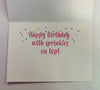 Dogs & Donuts Glitter Card by Peaceable Kingdom