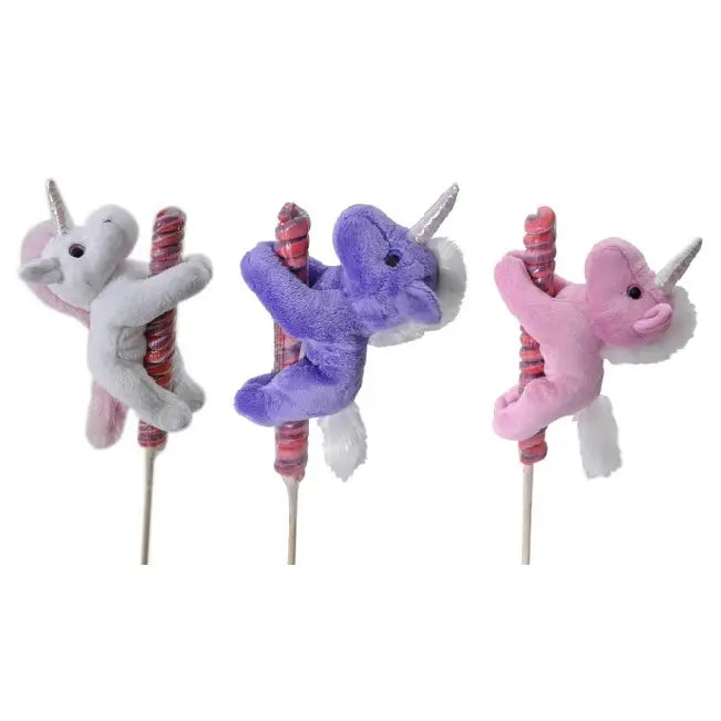 Lollyplush 6” Unicorn Assortment w/ 14” Rainbow Lollipop