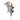 Lollyplush 6” Goat w/ 14” Rainbow Lollipop