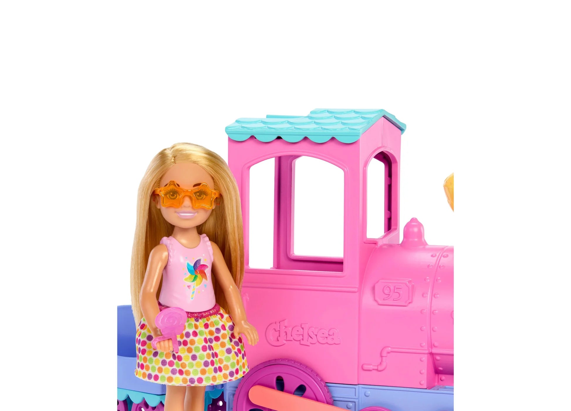 Barbie Chelsea Day at the Fair Train Playset #JFL60