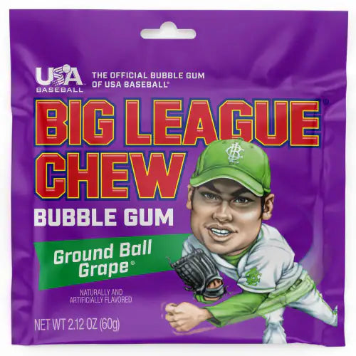 Big League Chew Ground Ball Grape