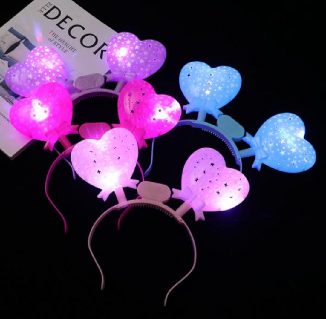 Light Up Heart Headband