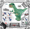 Remote Control Inflatable Dinosaur - Green