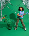 Remote Control Inflatable Dinosaur - Green