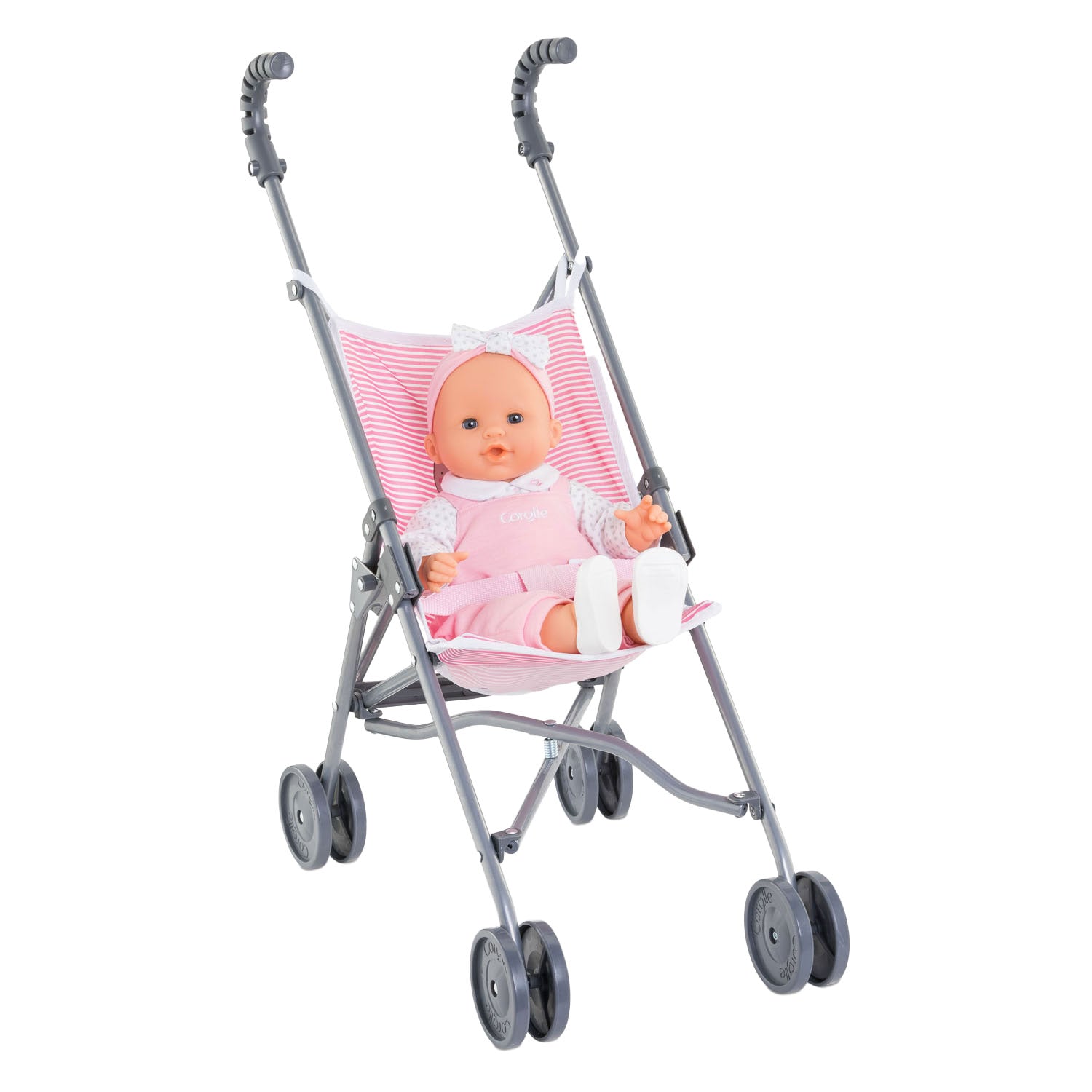 Umbrella Stroller - Pink by Corolle