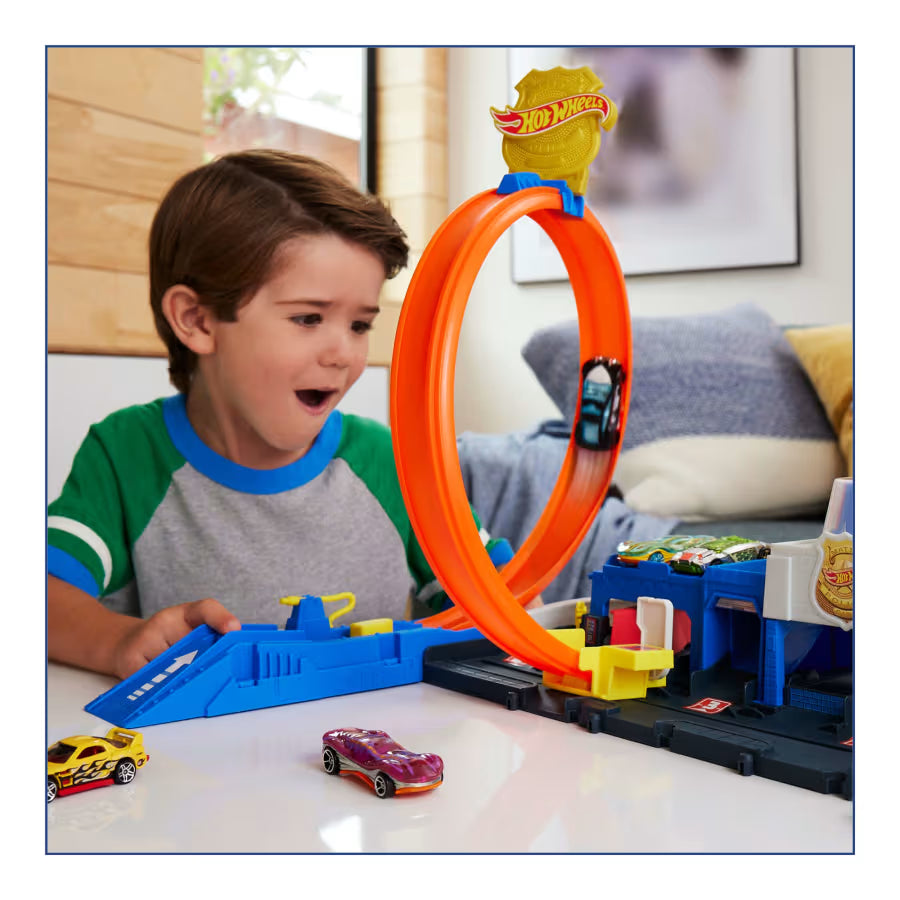 Hot Wheels City Super Police Station #JBM71