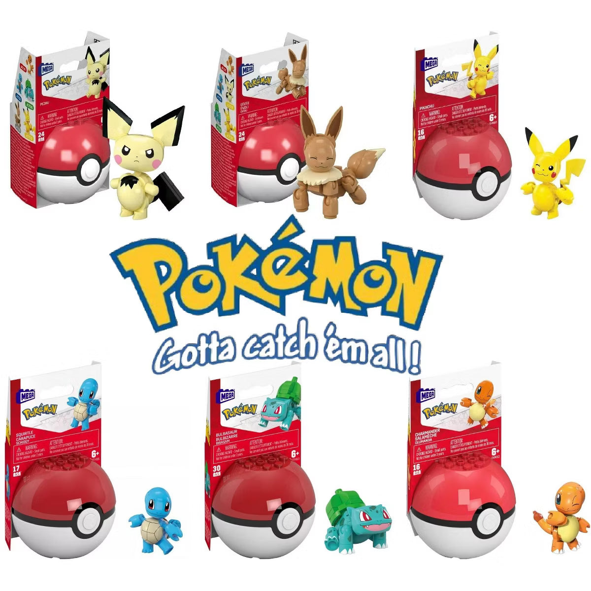 MEGA Pokémon Poké Ball Buildable Figures