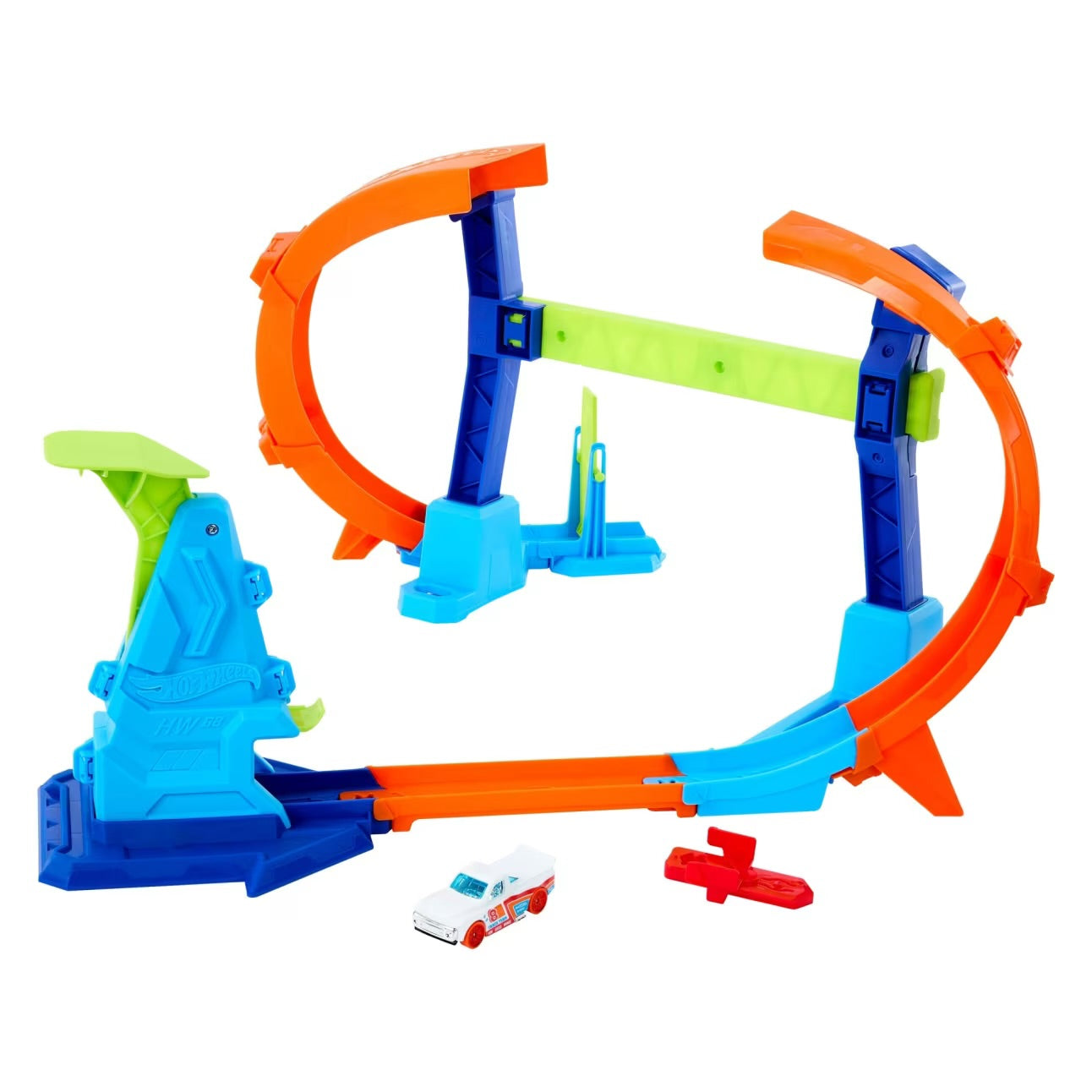 Hot Wheels Corkscrew Jump Champion #JFH36