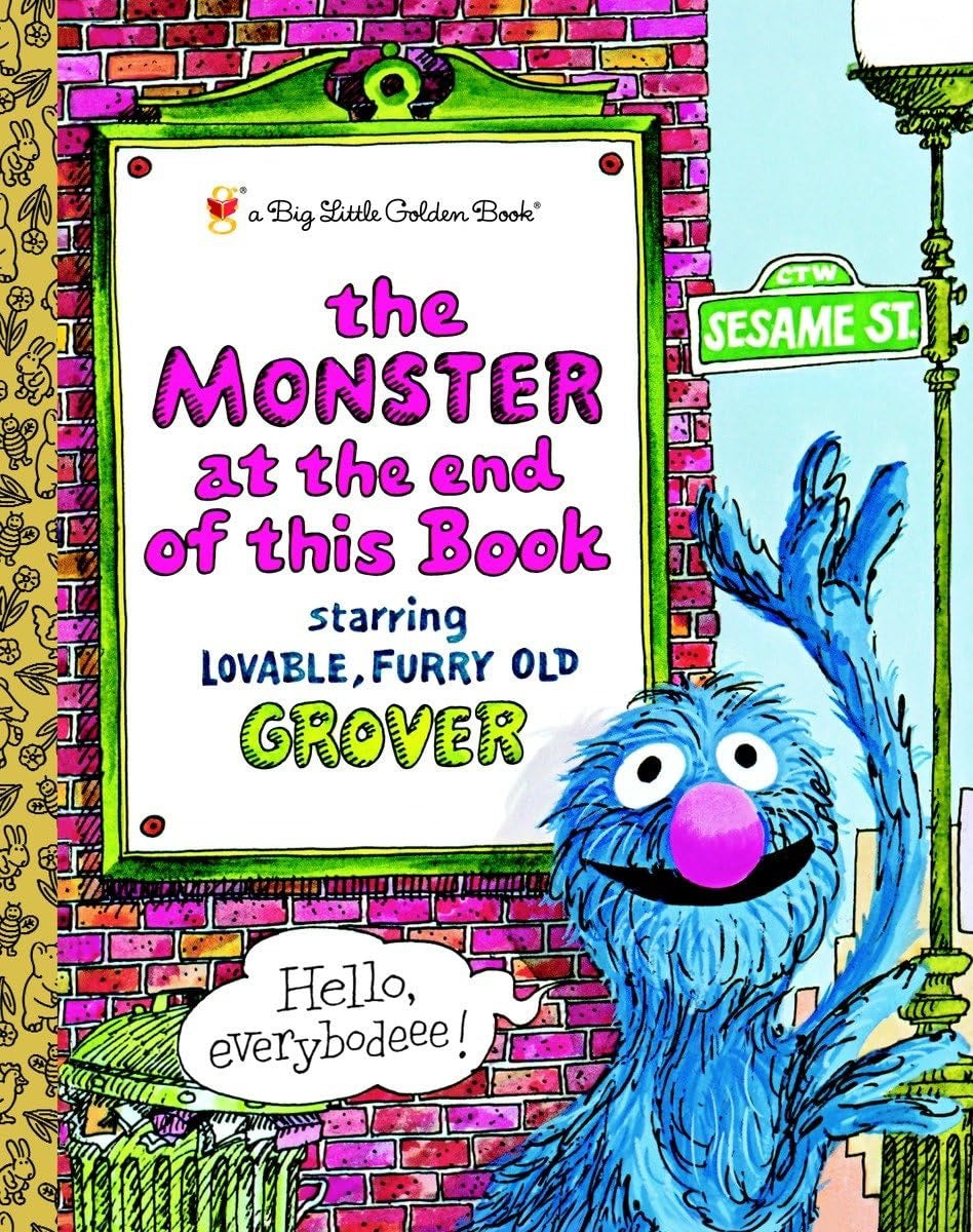 "Monster At The End Of This Book" Little Golden Book