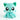 Tentacle Kitty Electron Teal Little One