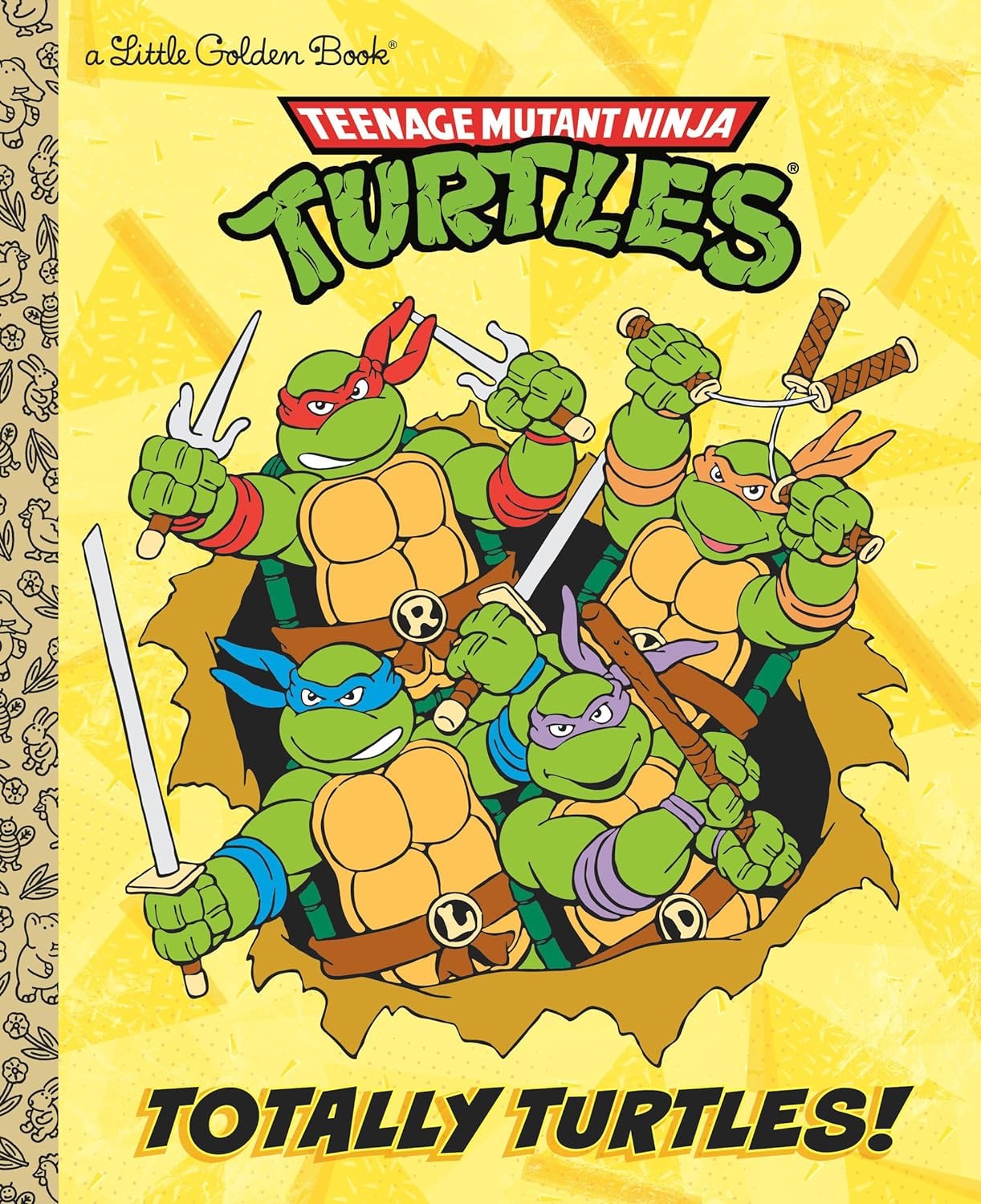 "Teenage Mutant Ninja Turtles" Little Golden Book