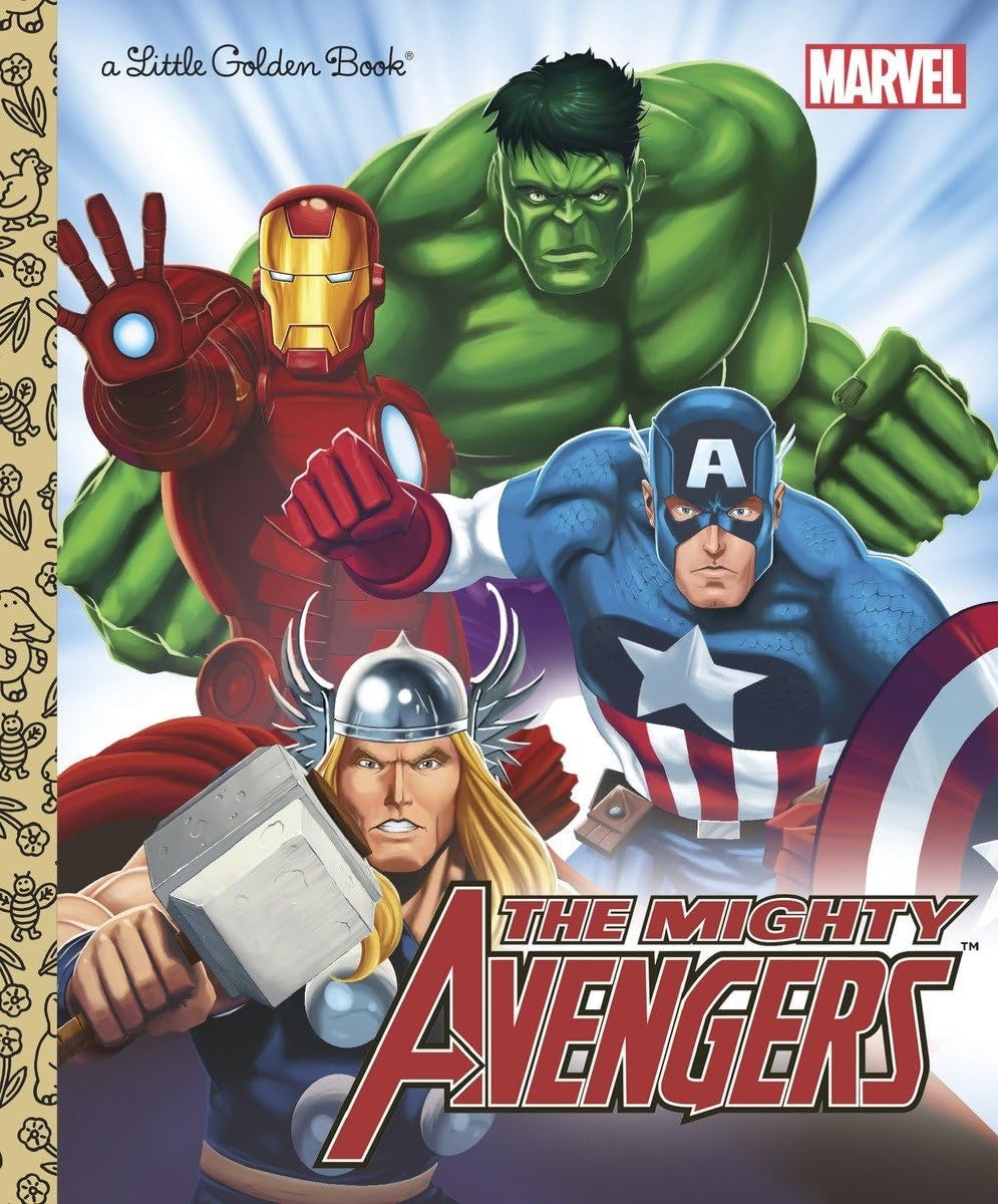 "The Mighty Avengers" Little Golden Book