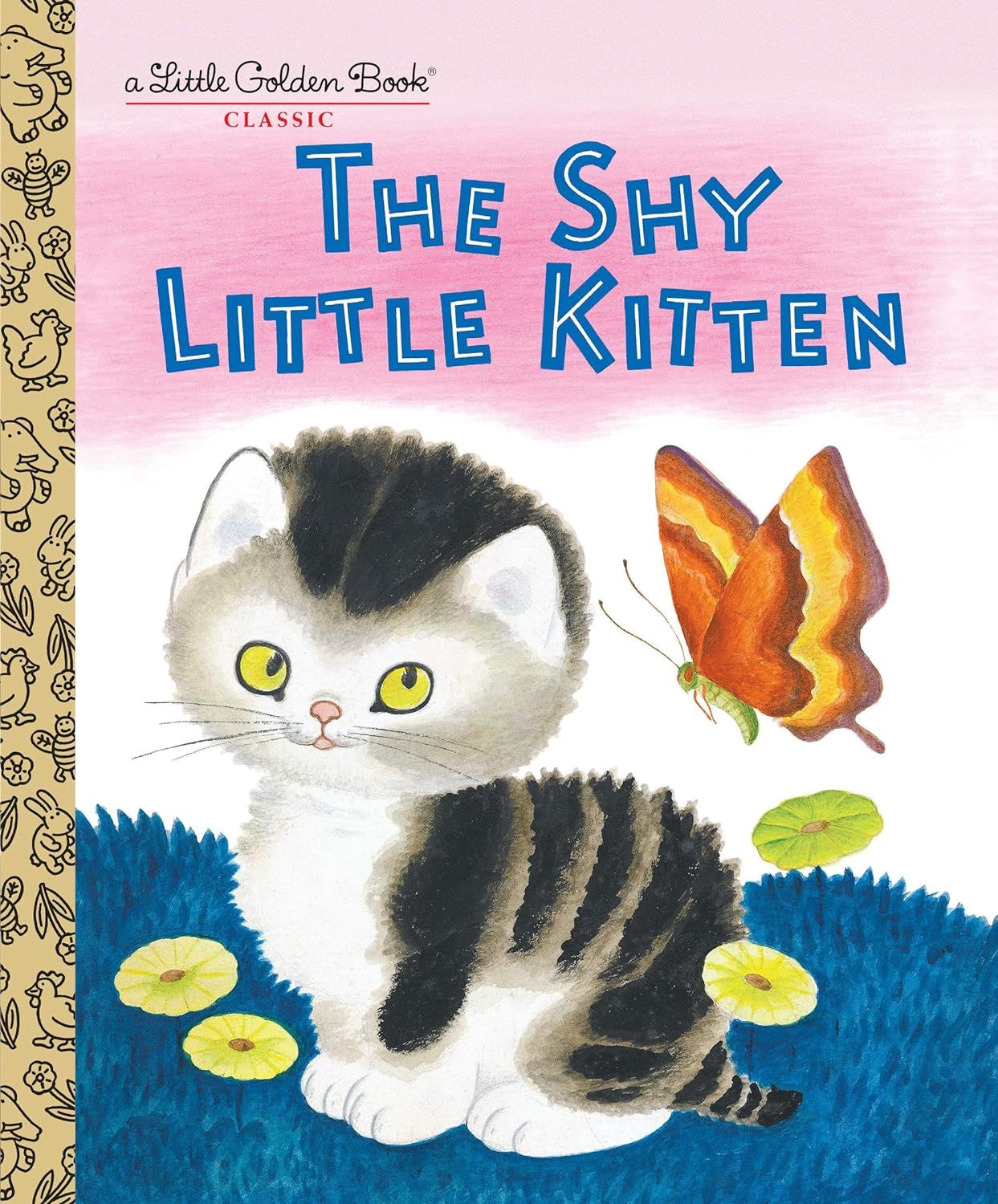 "The Shy Little Kitten" Little Golden Book