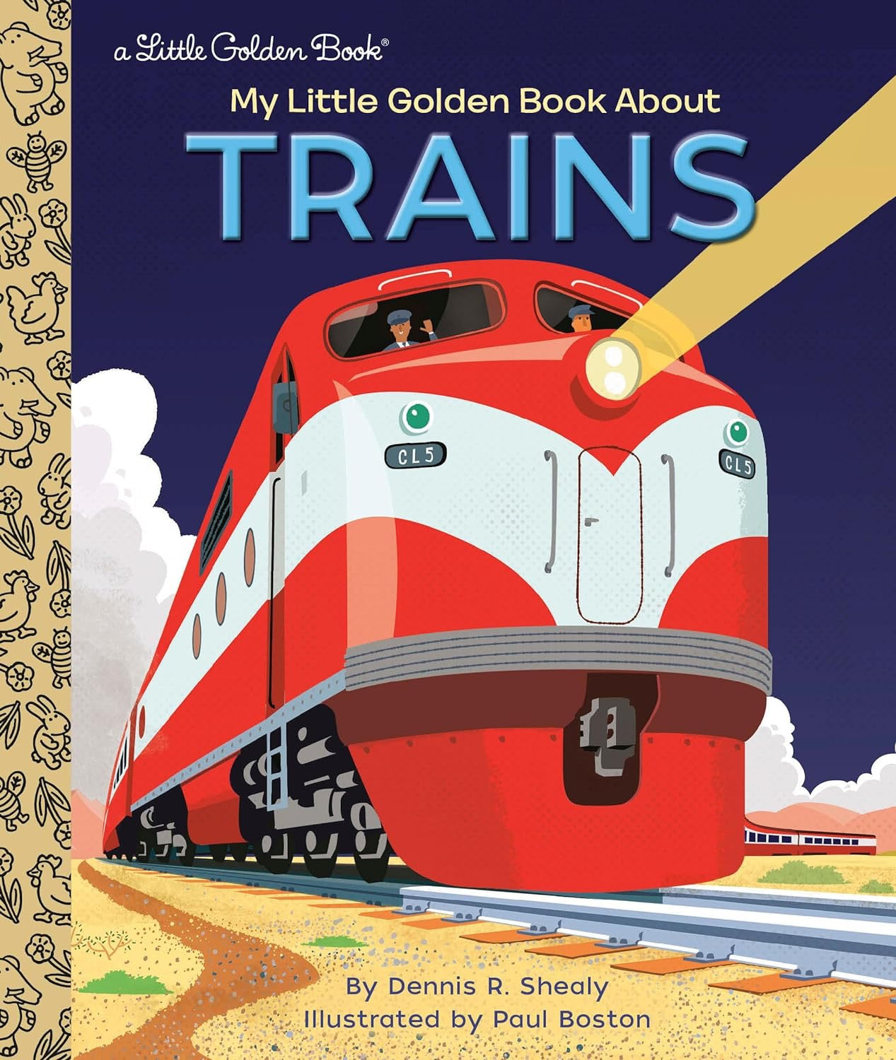 "Trains" Little Golden Book