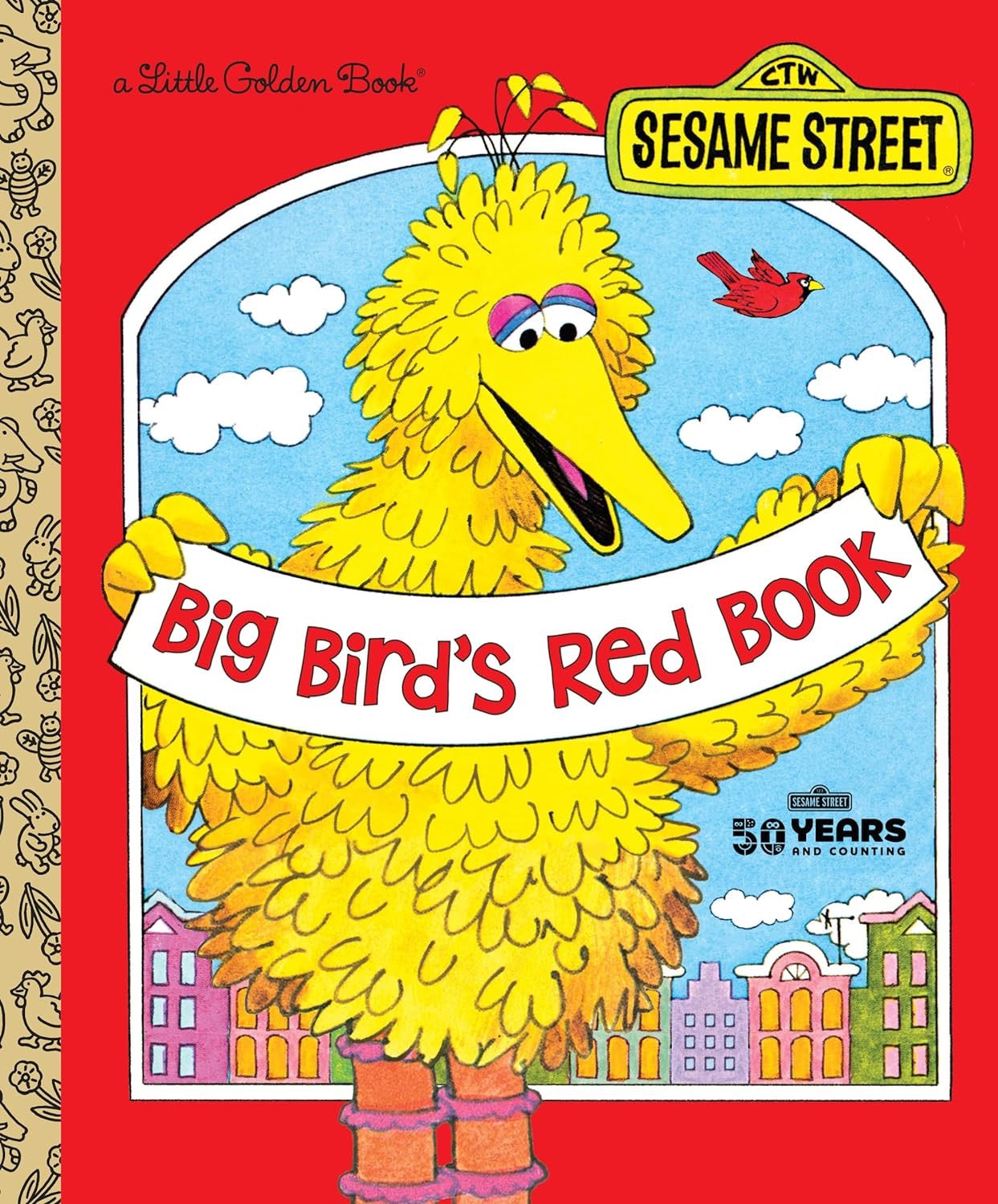 "Big Bird's Red Book" Little Golden Book