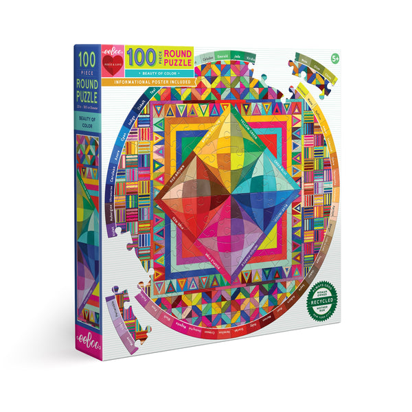 Beauty of Color 100 PC Puzzle by eeBoo
