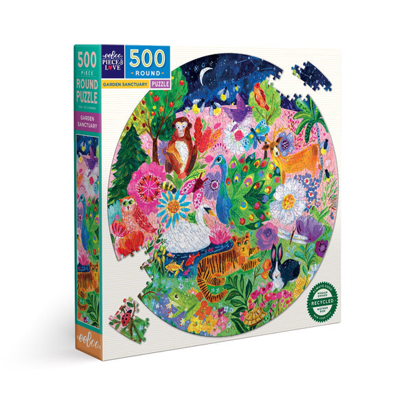 Garden Sanctuary 500 PC Puzzle by eeBoo