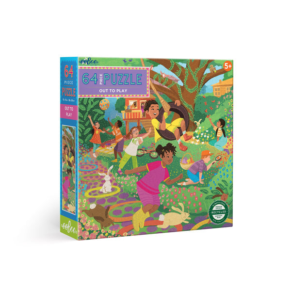 Out to Play 64 PC Puzzle by eeBoo