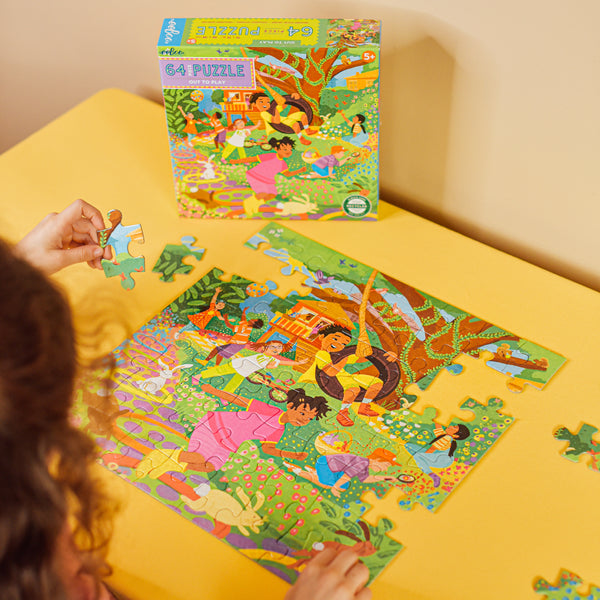 Out to Play 64 PC Puzzle by eeBoo