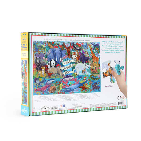 Planet Earth 100 PC Puzzle by eeBoo