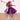 VELVET MID SLEEVE TWIRL- Lavender Stretch Velvet Twirl Dress