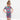 TWO PIECE SHORTIE SET- Pink Check Smile