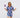 WOMANS BIKER SHORT SET- American Splatter
