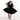 VELVET MID SLEEVE TWIRL- Onyx Stretch Velvet Twirl Dress